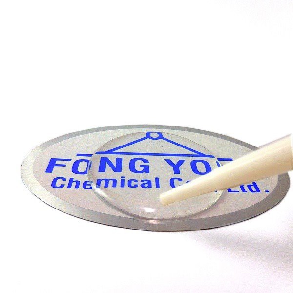 info-1-1 fast cure clear doming epoxy resin-sticker doming