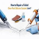 Как отремонтировать поврежденное однокомпонентное силиконовое герметизирующее...