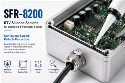 Огнестойкий силиконовый герметик UL 94V-0 – SFR-8200-BK